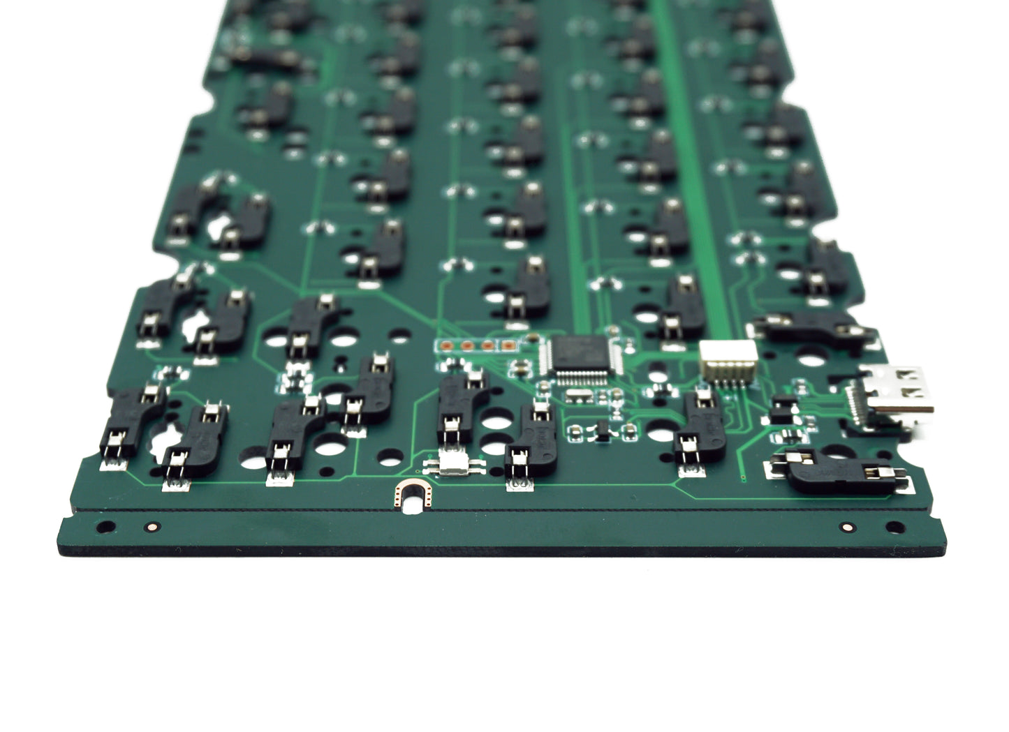 Keebox BOX60 60% Layout Hot Swap PCB PCB Support GH60 Layout Hot swapping PCB